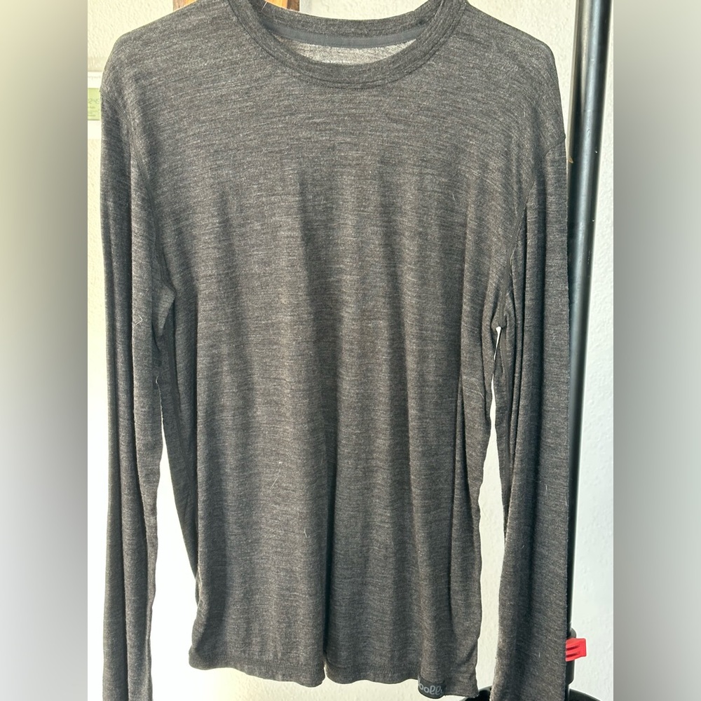Men’s size medium woolly merino wool, long sleeve shirt